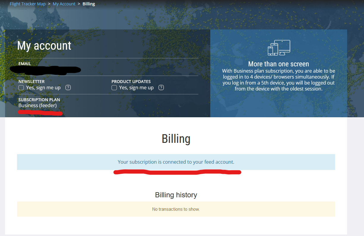FlightRadar Subscription